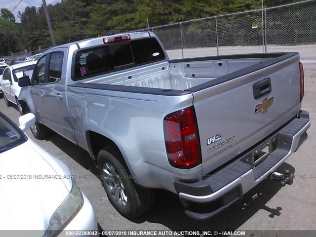 1GCGSCE38G1177929 - 2016 CHEVROLET COLORADO LT SILVER photo 3