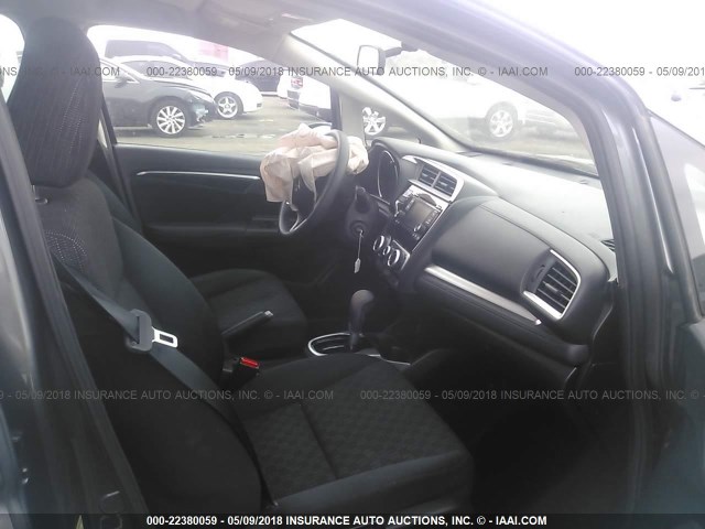 3HGGK5H56FM751987 - 2015 HONDA FIT LX Gris photo 5