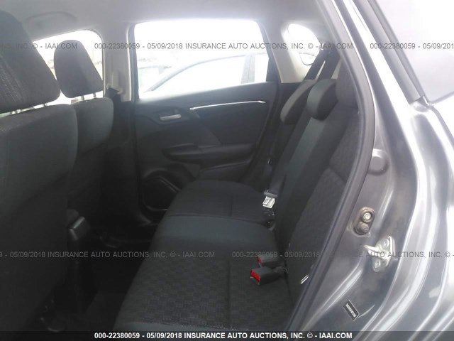 3HGGK5H56FM751987 - 2015 HONDA FIT LX Gris photo 8