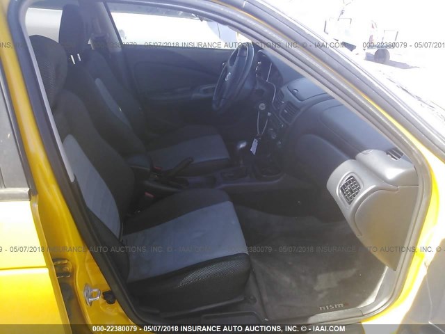 3N1AB51D33L720951 - 2003 NISSAN SENTRA SE-R SPEC V YELLOW photo 5