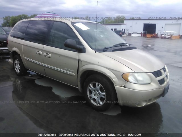 2B4GP54351R338414 - 2001 DODGE GRAND CARAVAN ES GOLD photo 1