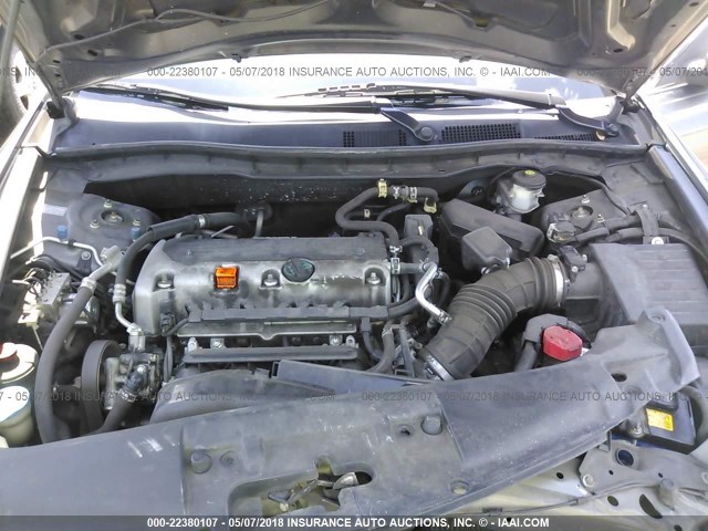 1HGCP264X8A020245 - 2008 HONDA ACCORD LXP GRAY photo 10