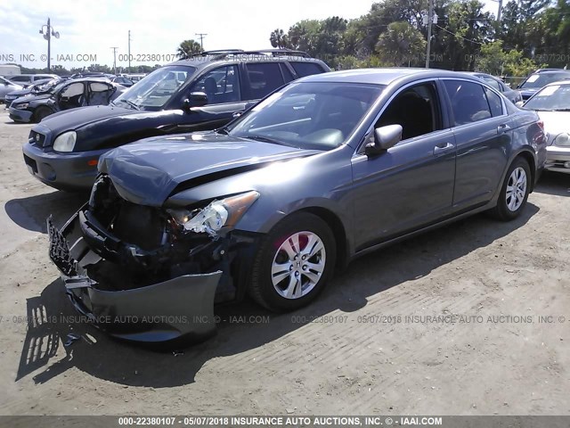 1HGCP264X8A020245 - 2008 HONDA ACCORD LXP GRAY photo 2