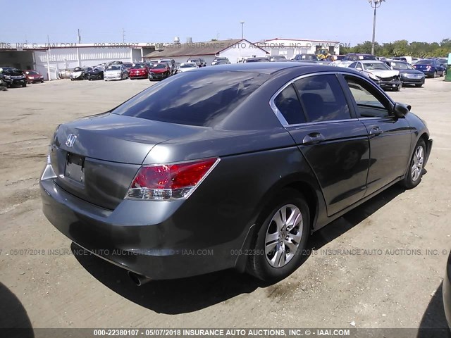 1HGCP264X8A020245 - 2008 HONDA ACCORD LXP GRAY photo 4