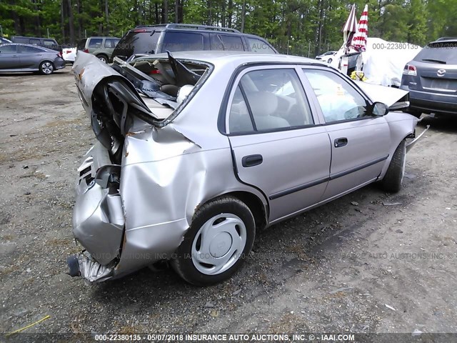 2T1BR12E6WC039574 - 1998 TOYOTA COROLLA VE/CE/LE BEIGE photo 4