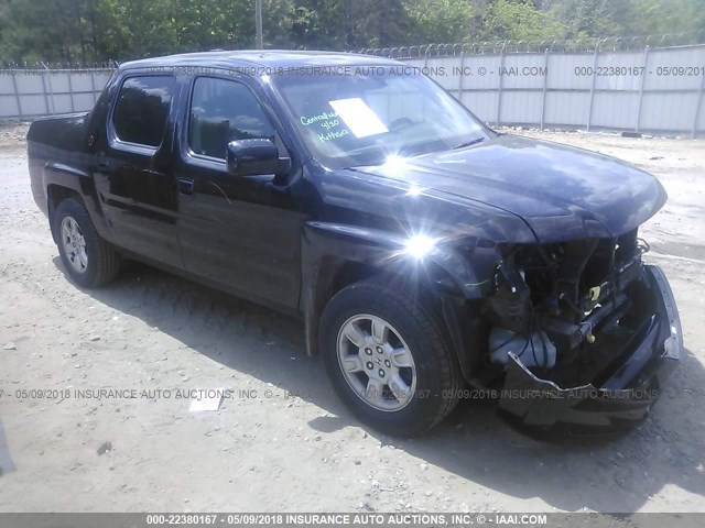 2HJYK16577H514631 - 2007 HONDA RIDGELINE RTL BLACK photo 1