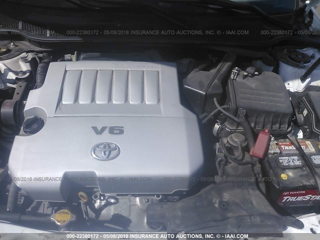 4T1BK3EK9BU610095 - 2011 TOYOTA CAMRY SE/LE/XLE თეთრი ფოტო 10