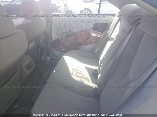 4T1BK3EK9BU610095 - 2011 TOYOTA CAMRY SE/LE/XLE თეთრი ფოტო 8