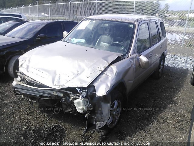 JHLRD1877YS023264 - 2000 HONDA CR-V SE/EX TAN photo 2