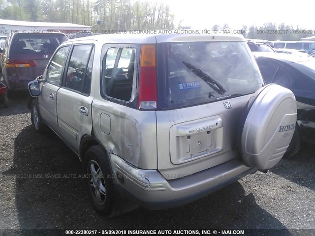 JHLRD1877YS023264 - 2000 HONDA CR-V SE/EX TAN photo 3