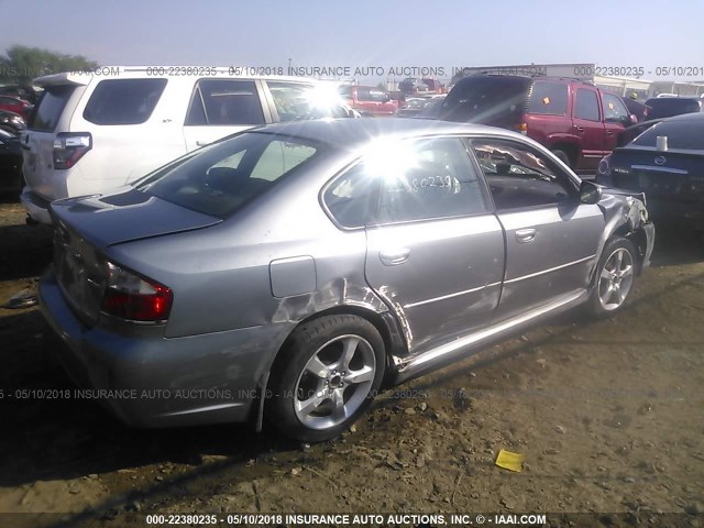 4S3BL616097228039 - 2009 SUBARU LEGACY 2.5I GRAY photo 4