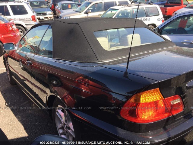 WBABW33464PL24510 - 2004 BMW 325 CI BLACK photo 3