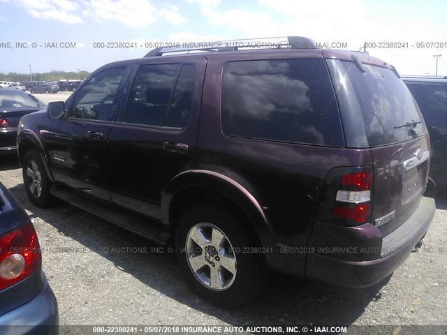1FMEU65896UA17887 - 2006 FORD EXPLORER LIMITED 栗色 照片 3