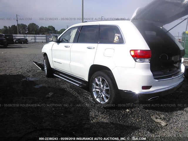 1C4RJFJT5EC542622 - 2014 JEEP GRAND CHEROKEE SUMMIT WHITE photo 3