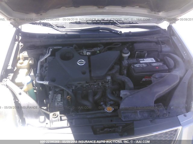 3N1BB61E37L683523 - 2007 NISSAN SENTRA SE-R GRAY photo 10