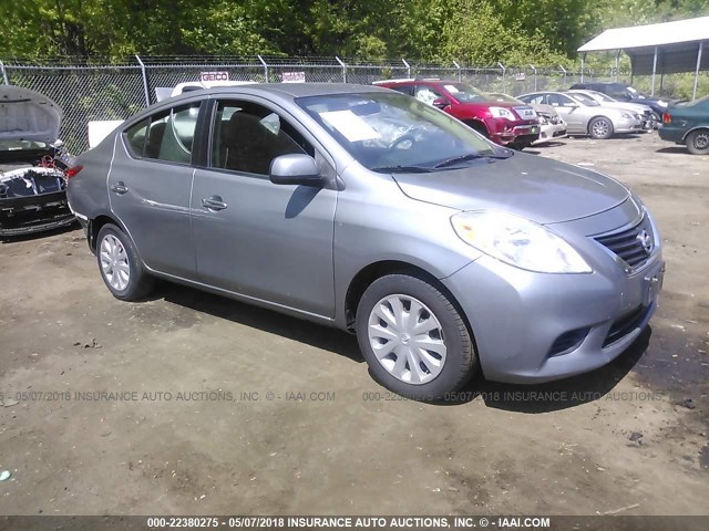 3N1CN7AP0CL932969 - 2012 NISSAN VERSA S/SV/SL GRAY photo 1