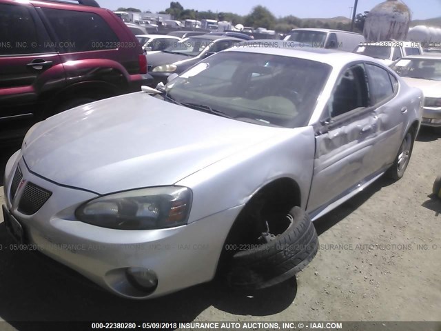 2G2WR524651134105 - 2005 PONTIAC GRAND PRIX GTP SILVER photo 2