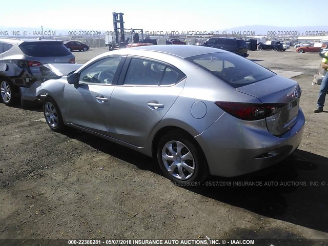 JM1BM1T76F1226056 - 2015 MAZDA 3 SV GRAY photo 3