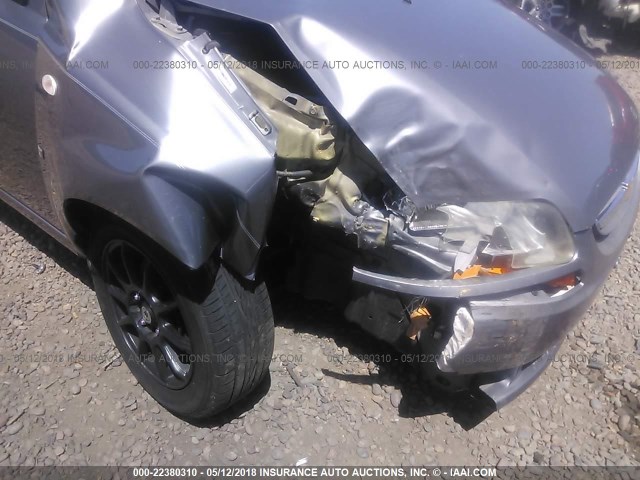 KL1TD66628B145760 - 2008 CHEVROLET AVEO LS GRAY photo 6