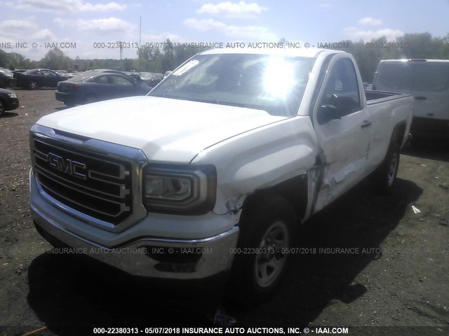 1GTN1LEC5HZ906613 - 2017 GMC SIERRA C1500 WHITE photo 2