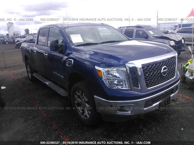 1N6BA1F46GN513625 - 2016 NISSAN TITAN XD SL/PRO-4X/PLAT RESERVE BLUE photo 1