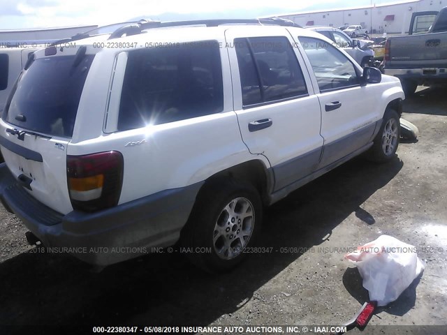 1J4GW58SXXC575239 - 1999 JEEP GRAND CHEROKEE LAREDO WHITE photo 4