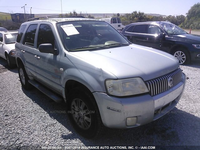 4M2CU56176DJ04964 - 2006 MERCURY MARINER Light Blue photo 1