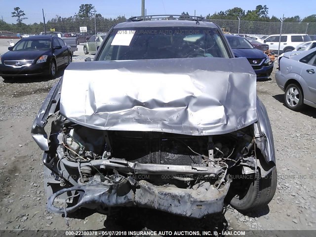 1GNDS13SX82222650 - 2008 CHEVROLET TRAILBLAZER LS/LT GRAY photo 6