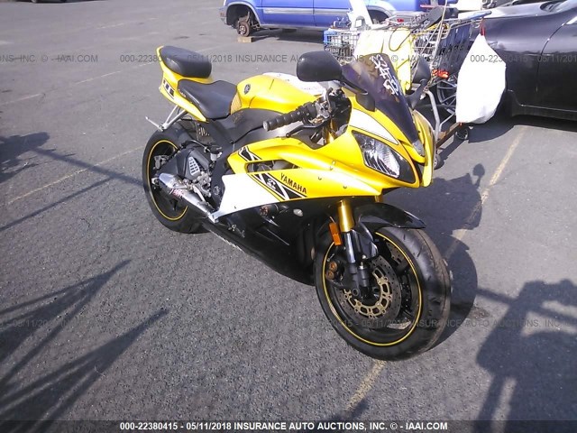 JYARJ12E36A009499 - 2006 YAMAHA YZFR6 L YELLOW photo 1