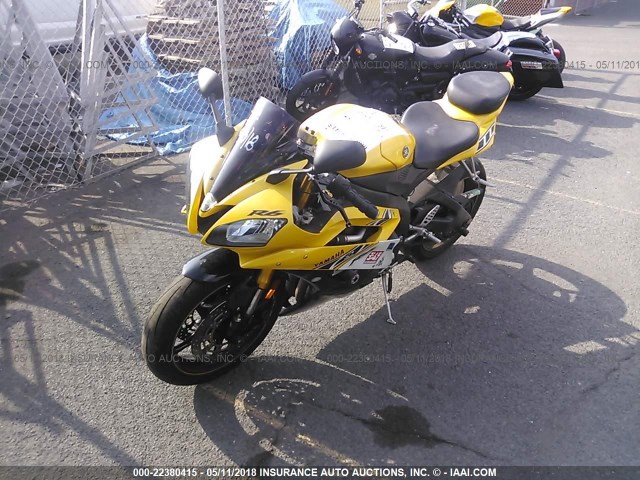 JYARJ12E36A009499 - 2006 YAMAHA YZFR6 L YELLOW photo 2