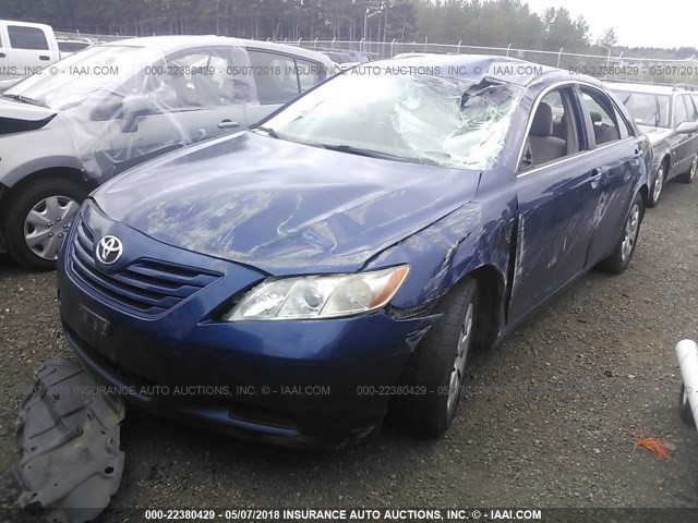 JTNBE46K873047582 - 2007 TOYOTA CAMRY NEW GENERAT CE/LE/XLE/SE BLUE photo 2