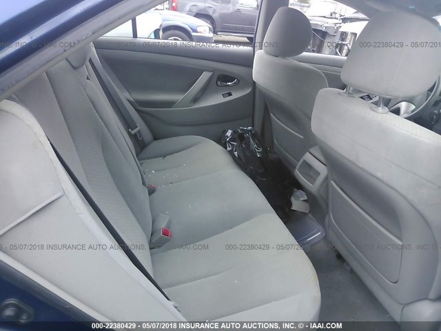 JTNBE46K873047582 - 2007 TOYOTA CAMRY NEW GENERAT CE/LE/XLE/SE BLUE photo 8