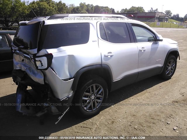 1GKKNMLA2HZ246534 - 2017 GMC ACADIA SLT-1 SILVER photo 4