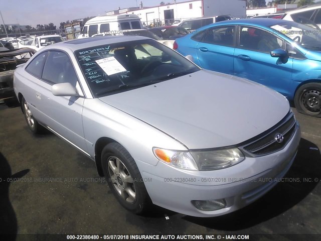 2T1CF28P81C506823 - 2001 TOYOTA CAMRY SOLARA SE/SLE SILVER photo 1