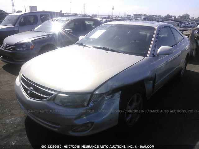2T1CF28P81C506823 - 2001 TOYOTA CAMRY SOLARA SE/SLE Gümüş foto 2