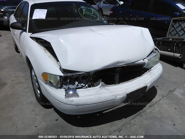 2G4WS52J931182647 - 2003 BUICK CENTURY CUSTOM WHITE photo 6