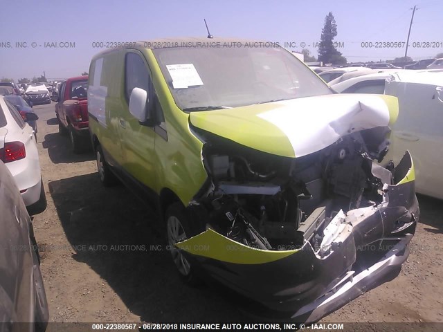 3N63M0YN6HK692302 - 2017 CHEVROLET CITY EXPRESS LS GREEN photo 1