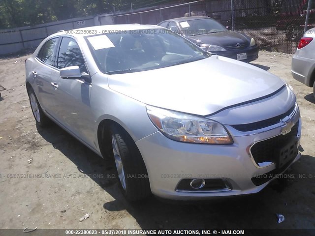 1G11H5SL5EF258271 - 2014 CHEVROLET MALIBU LTZ 银色 照片 1