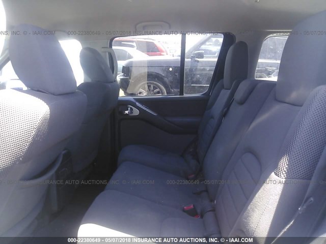 5N1AR1NN2CC604748 - 2012 NISSAN PATHFINDER S/LE/SE GRAY photo 8