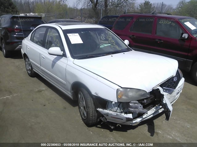 KMHDN46D76U316805 - 2006 HYUNDAI ELANTRA GLS/GT/LIMITED WHITE photo 1