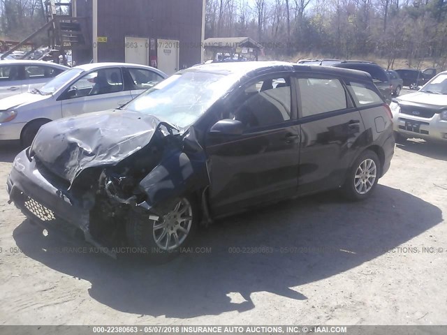 2T1KY32E04C179406 - 2004 TOYOTA COROLLA MATRIX XRS BLACK photo 2