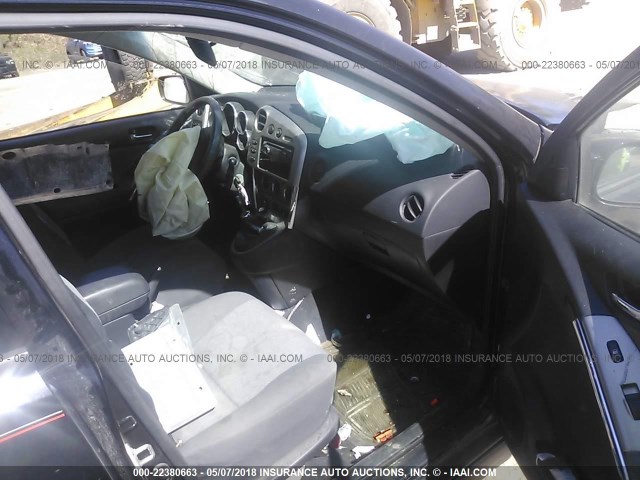 2T1KY32E04C179406 - 2004 TOYOTA COROLLA MATRIX XRS BLACK photo 5