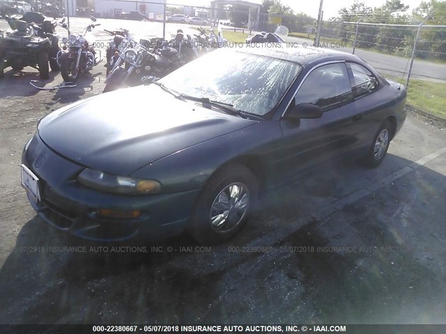 4B3AU42Y2TE320589 - 1996 DODGE AVENGER ES GREEN photo 2