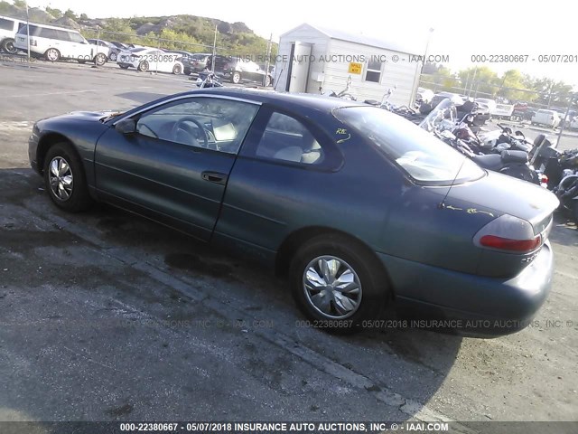 4B3AU42Y2TE320589 - 1996 DODGE AVENGER ES GREEN photo 3