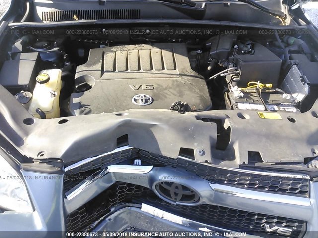 2T3DK4DV2AW018540 - 2010 TOYOTA RAV4 LIMITED Mavi foto 10