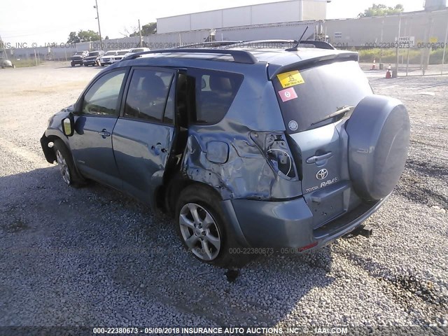 2T3DK4DV2AW018540 - 2010 TOYOTA RAV4 LIMITED Mavi foto 3