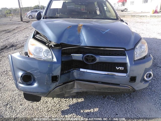2T3DK4DV2AW018540 - 2010 TOYOTA RAV4 LIMITED Mavi foto 6
