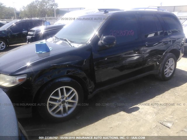 5S3ET13S372802356 - 2007 SAAB 9-7X 4.2I BLACK photo 6