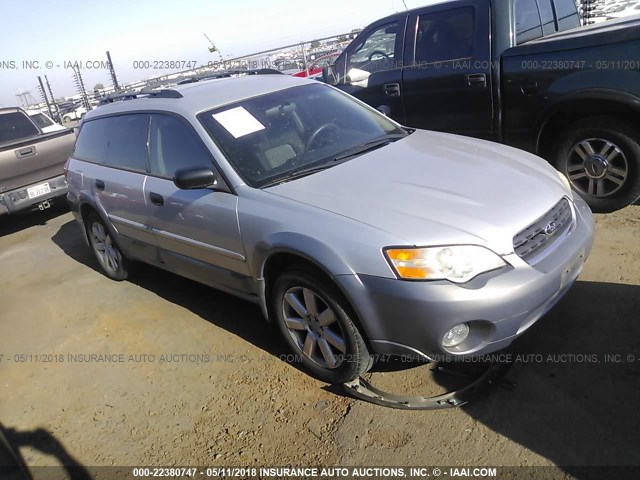 4S4BP61C467348296 - 2006 SUBARU LEGACY OUTBACK 2.5I SILVER photo 1