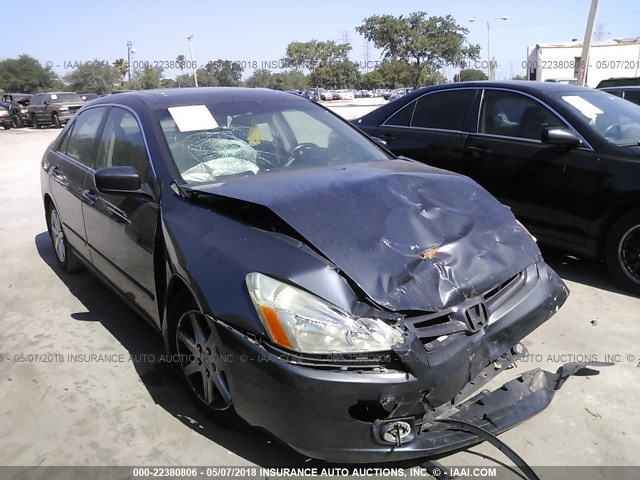 1HGCM66803A087531 - 2003 HONDA ACCORD EX GRAY photo 1